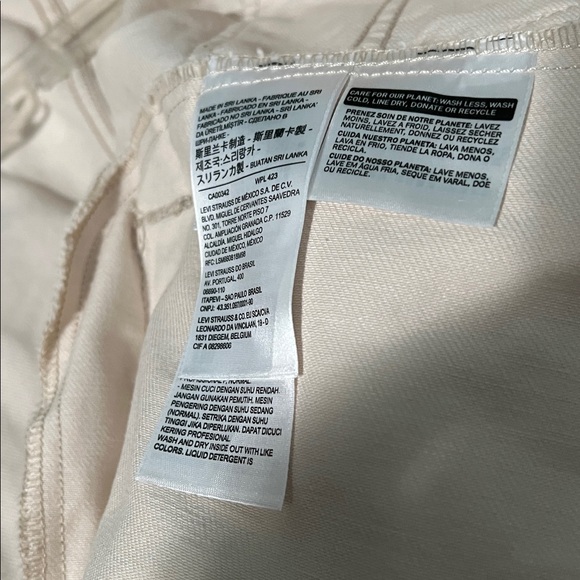 Levi's Men’s Cream Shirt Jacket Size Small - Picture 5 of 6